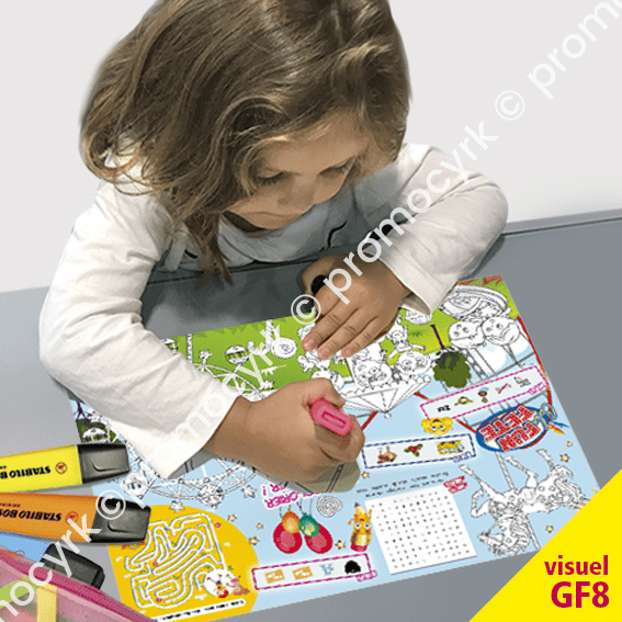 depliants de coloriages et de jeux sur le theme de la fete foraine