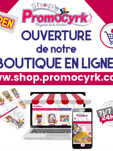 Slider Mobile Lancement Site Boutique Shop.promocyrk.com