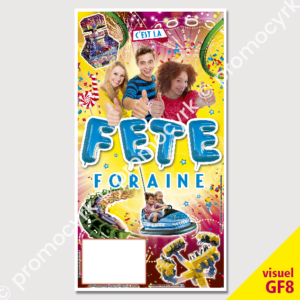 panneau pour indiquer la fete foraine