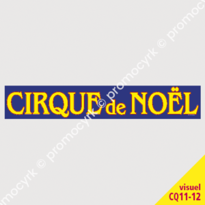 bandes papier couleur pour affichage cirque de noel