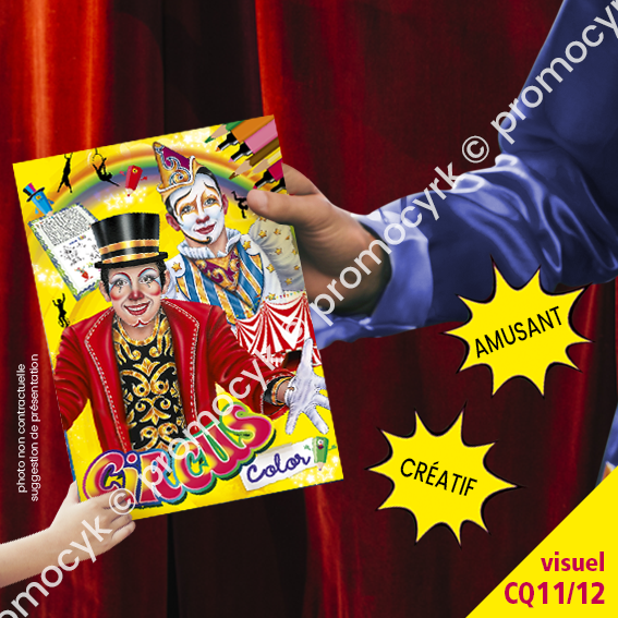 album de coloriage pour les spectacles de cirque