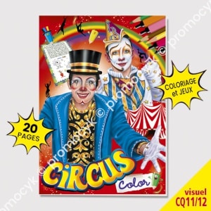 album coloriage avec des jeux special cirque