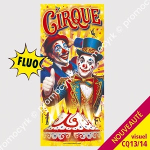 photo dun panneau en carton fluo pour les cirques